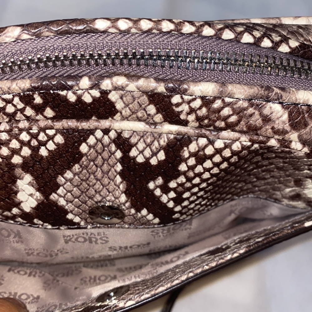 Michael Kors Python Print Cross Body Bag With Adj… - image 5
